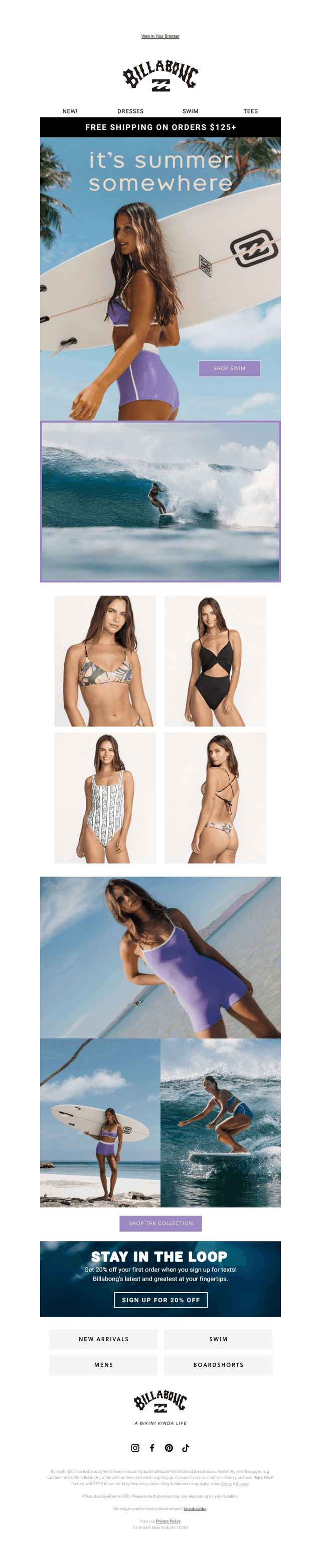 For us, summer is all the time