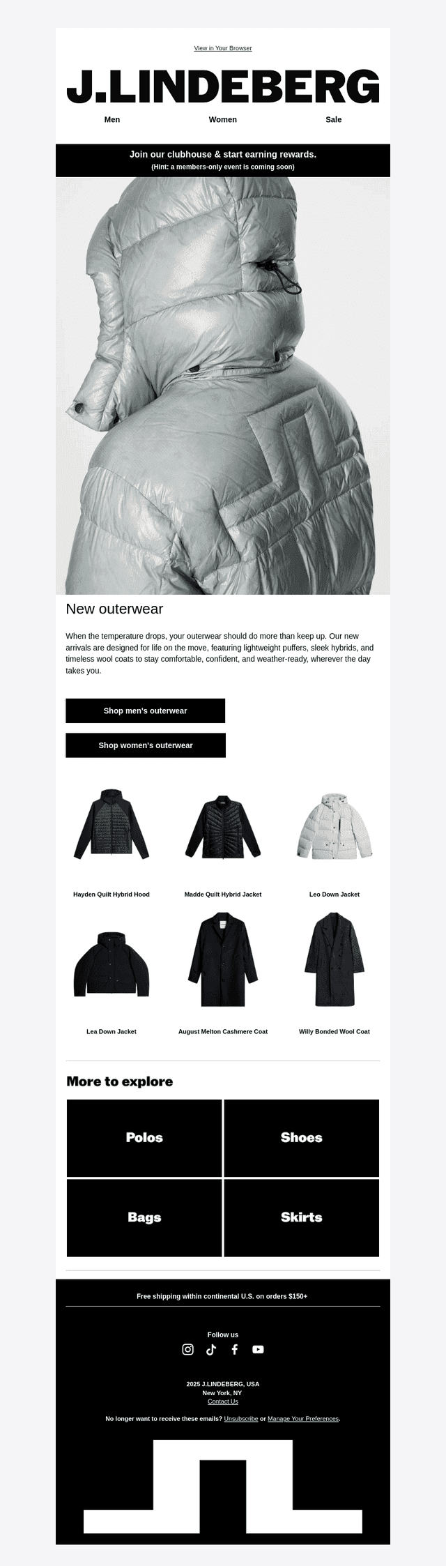 New outerwear | Built for every condition