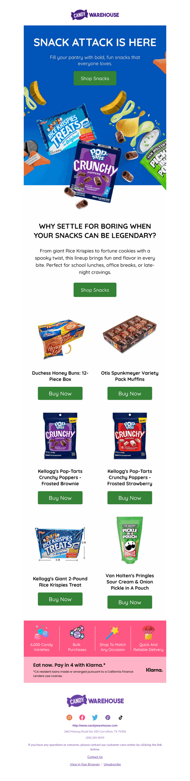 Snack Attack: Stock Up Now