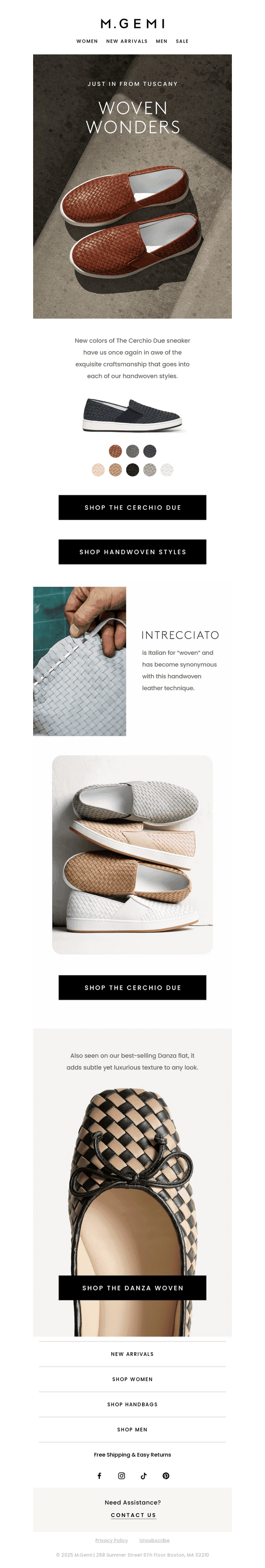 Handwoven In Italy
