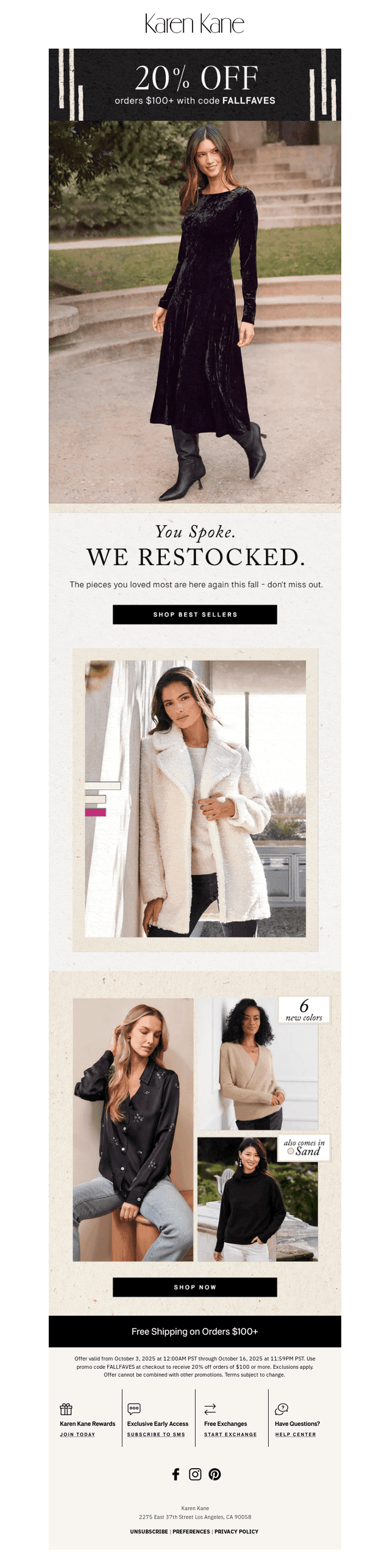 Your Fall Favorites Have Returned