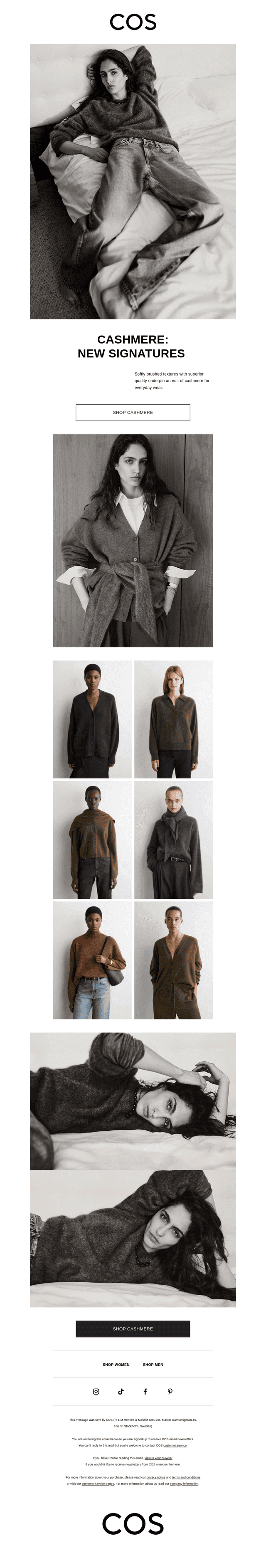 Cashmere: new signatures