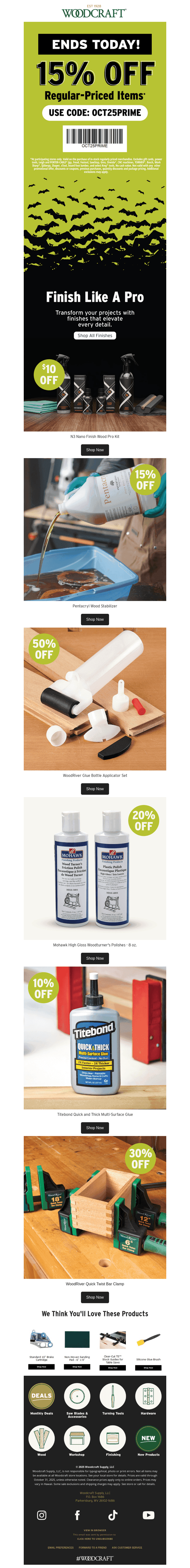 ⚡ ENDS TODAY - 15% Off Your Purchase!