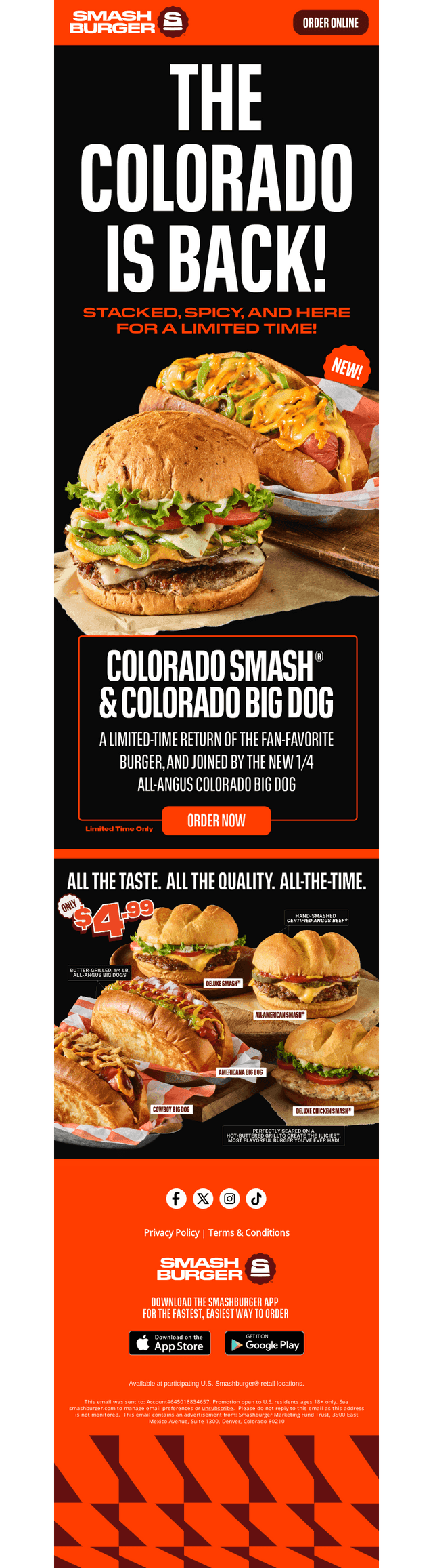 The Colorado Burger is Back 🌶️​
