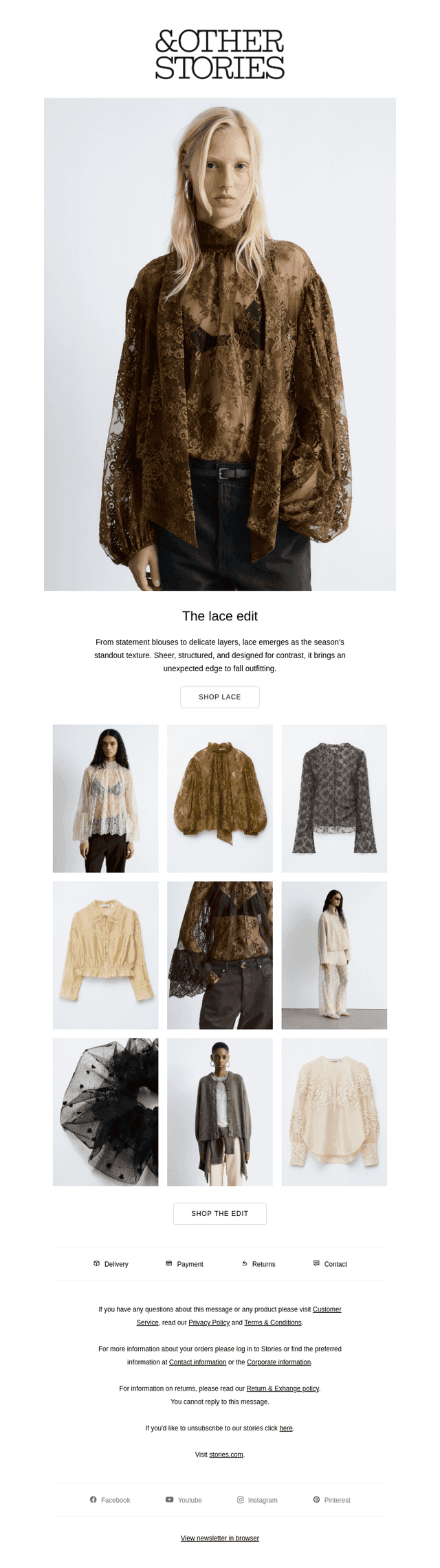 Lace takes the spotlight