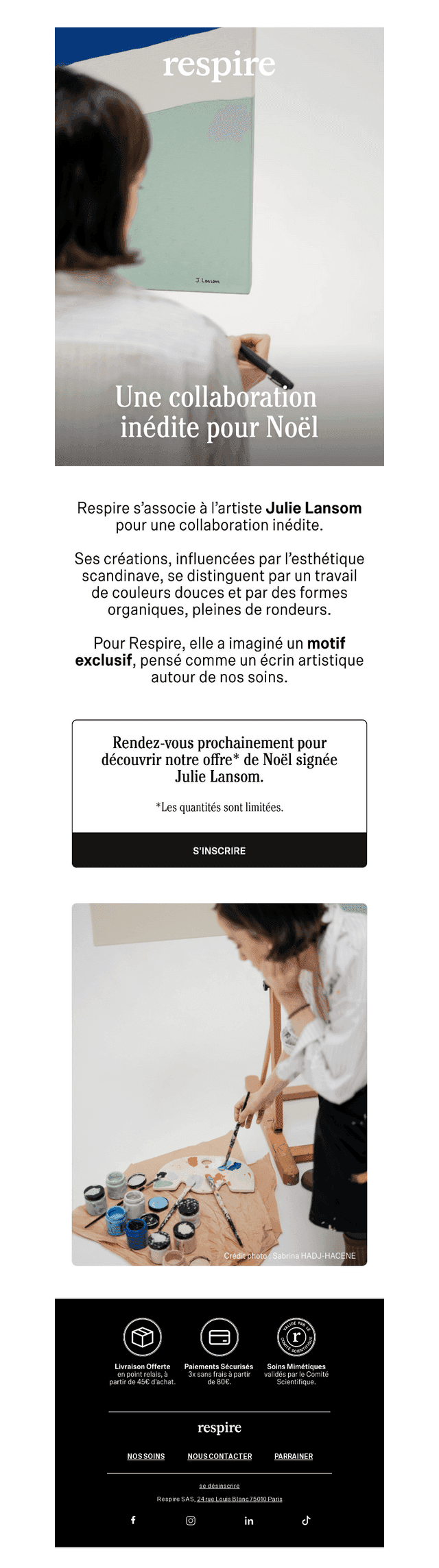 Respire email from Wed, Oct 8, 2025