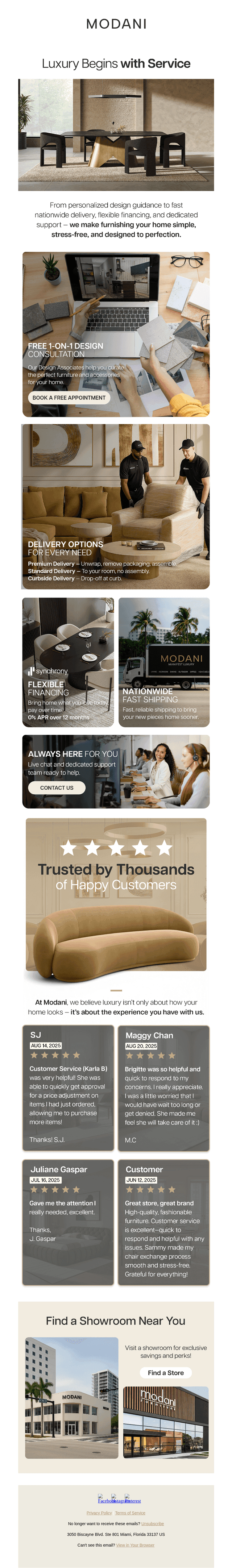 Because True Luxury Is All About Service