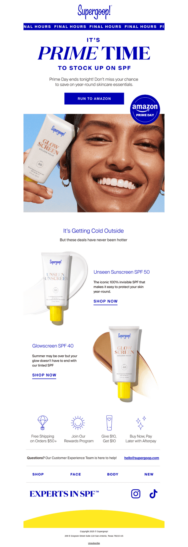 📣 Last call for Prime Day