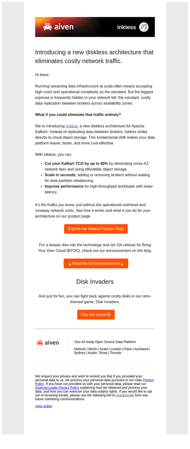 Inkless is here: Reimagining Apache Kafka®