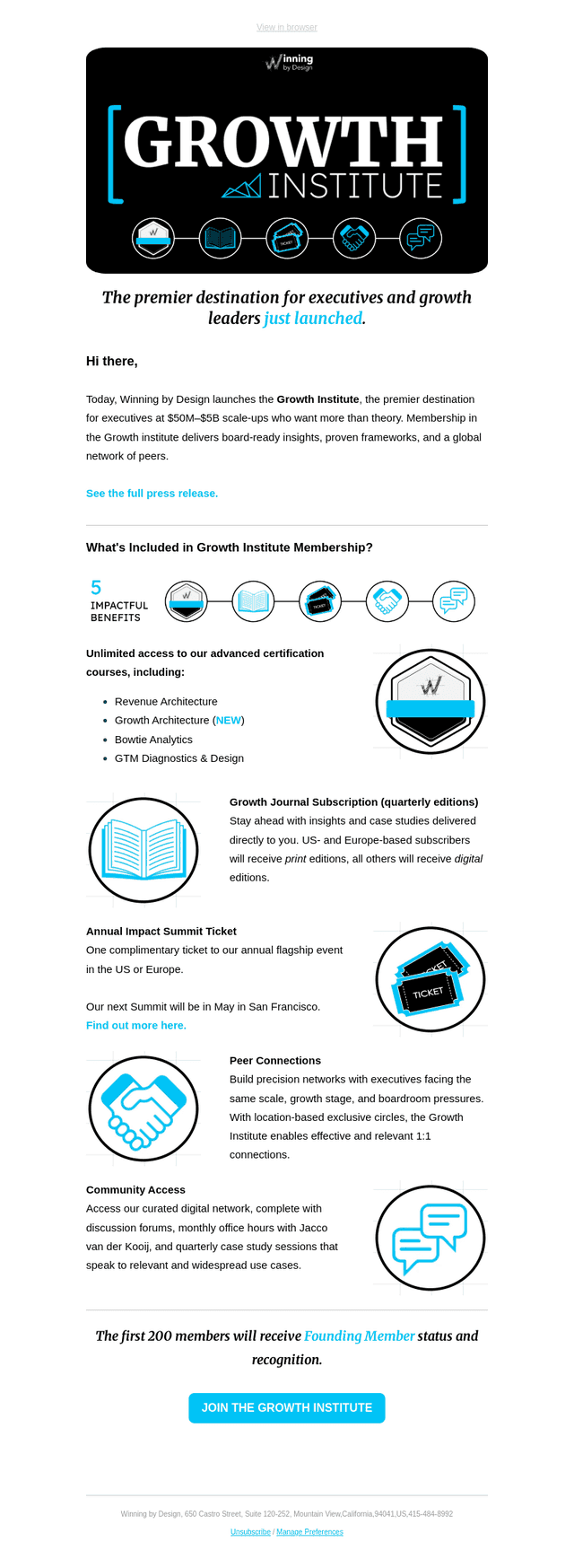 Winning by Design email from Thu, Oct 9, 2025