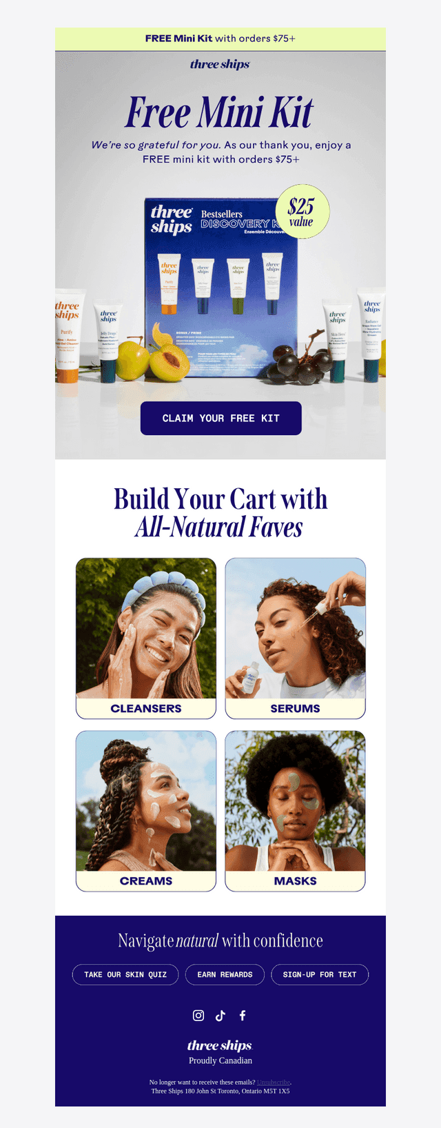 FREE Mini Kit, This Weekend Only