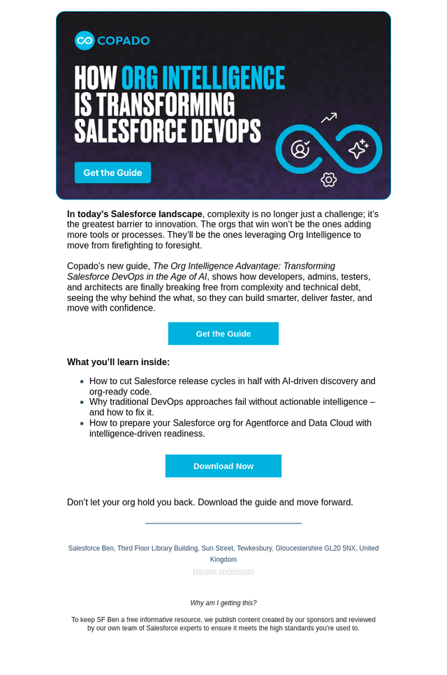 Reduce Risk And Technical Debt In Salesforce With Org Intelligence