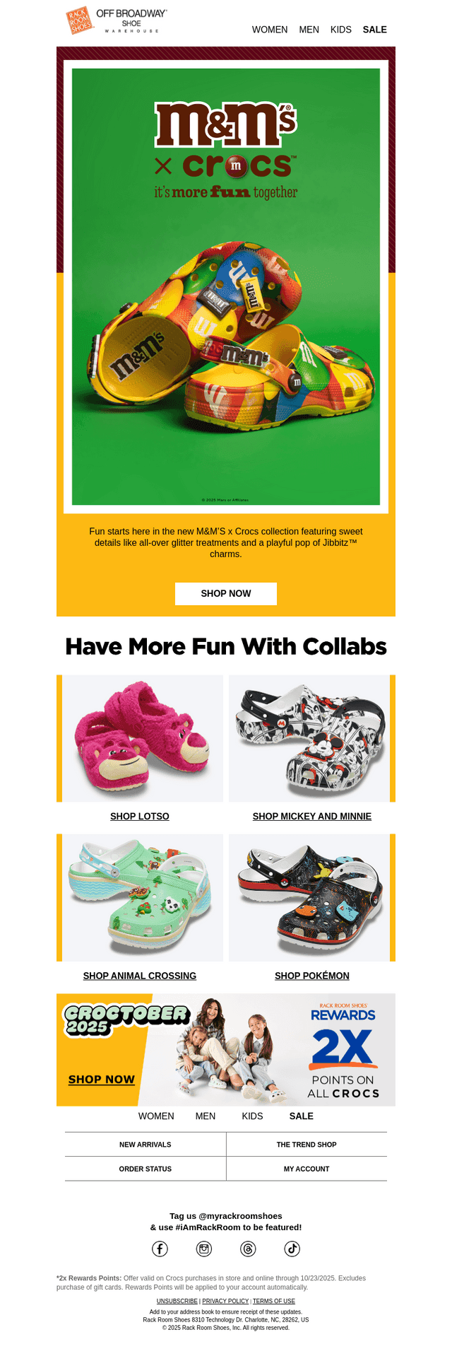 M&M’S x Crocs: more fun together!