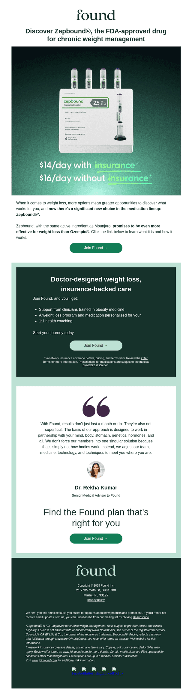 Hello Zepbound® - from $14 per day w/insurance