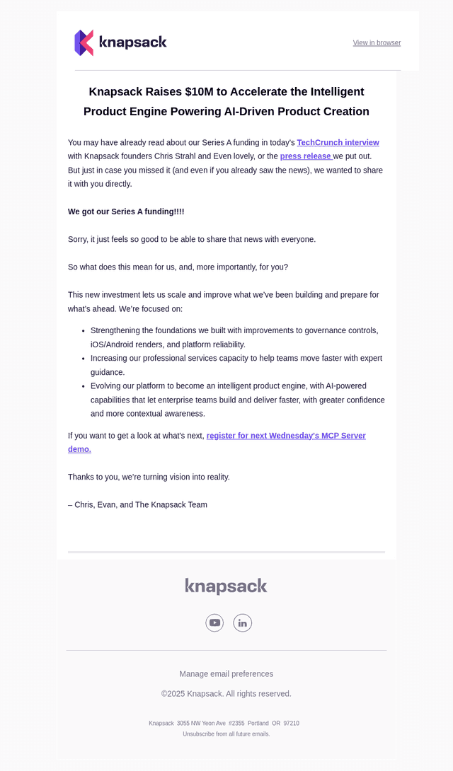 Knapsack's $10M Fundraise | What It Means For You