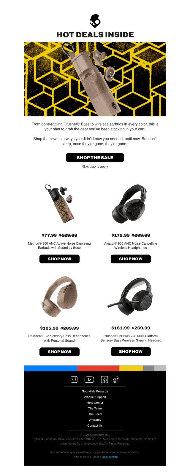 Gear Up, Deals Won’t Wait​