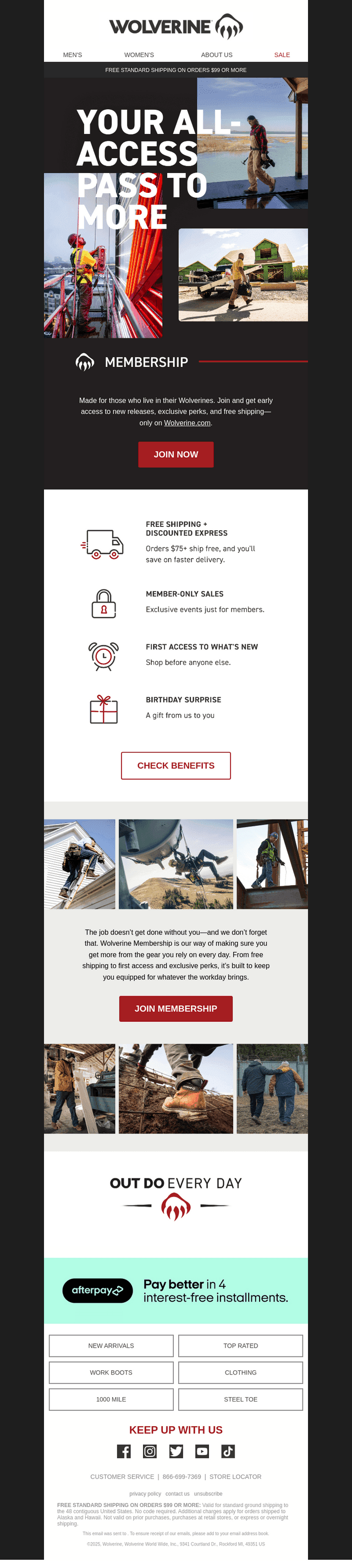 Wolverine email from Fri, Oct 10, 2025