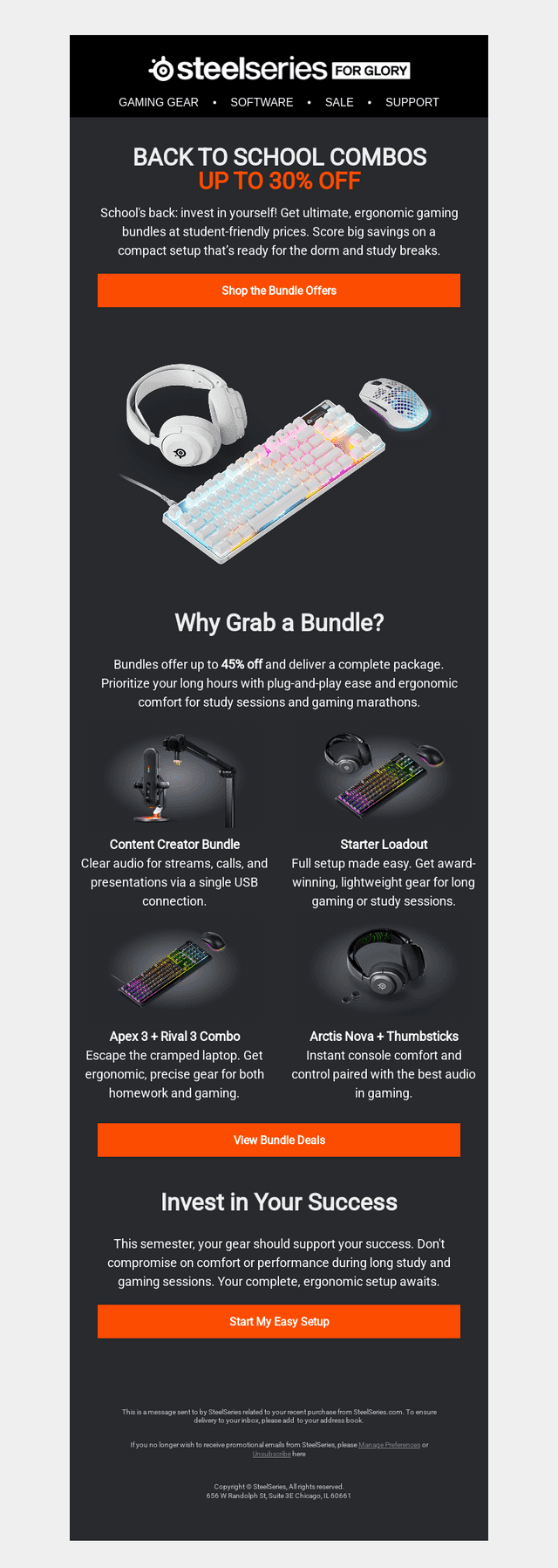 SteelSeries email from Fri, Oct 10, 2025