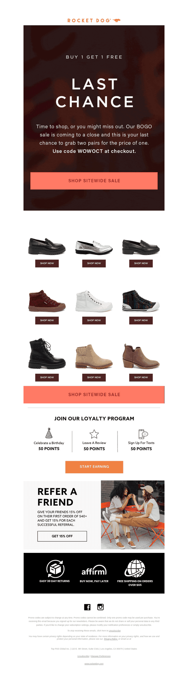 Last Call! Sitewide BOGO Ending Soon