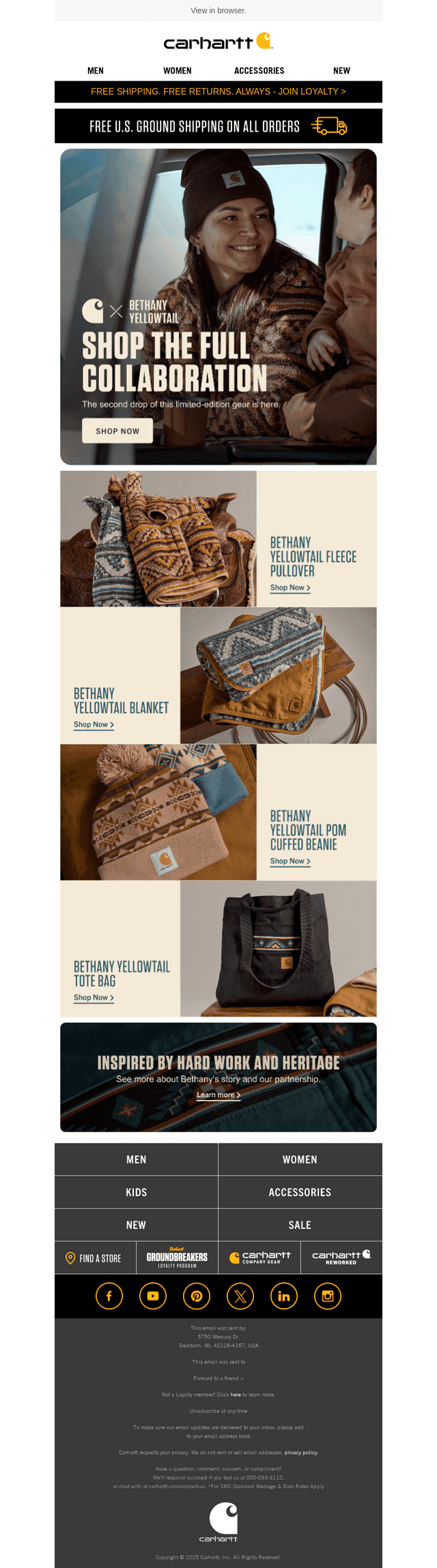 Inside: Carhartt x Bethany Yellowtail