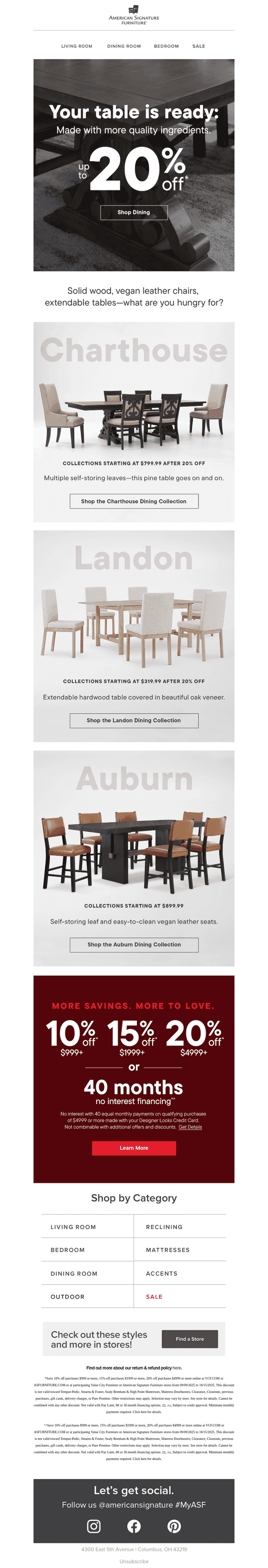 Serving up to 20% OFF dining 🍽️