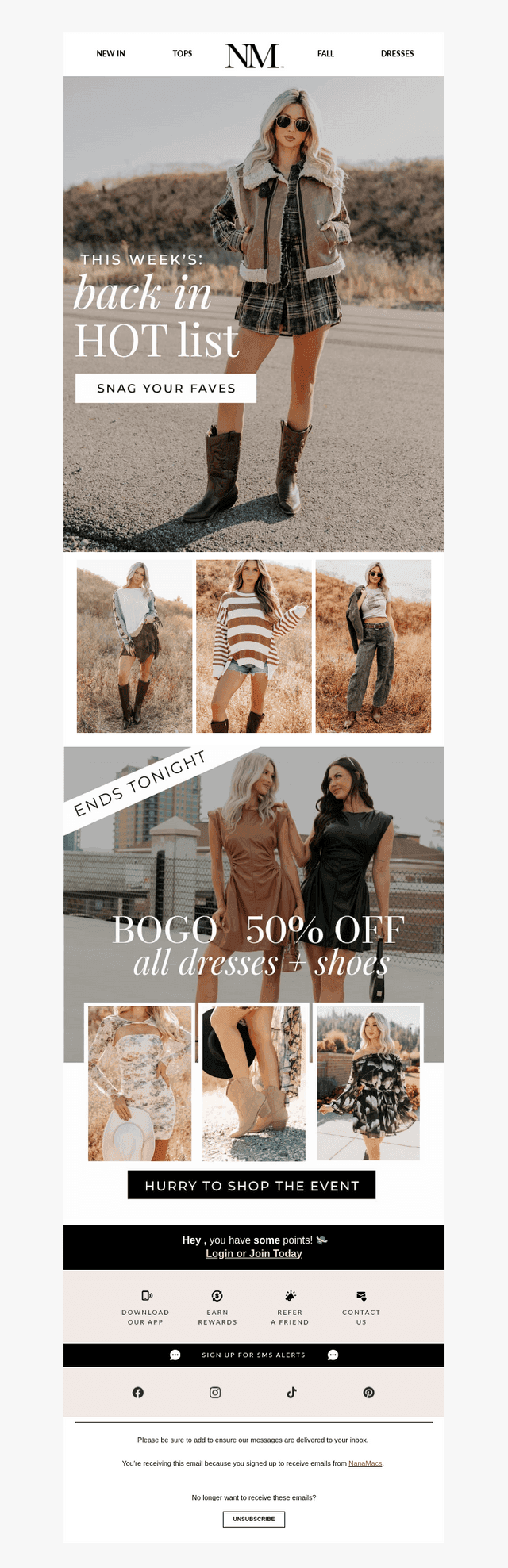 the BACK In HOT list! 🔥🛍️