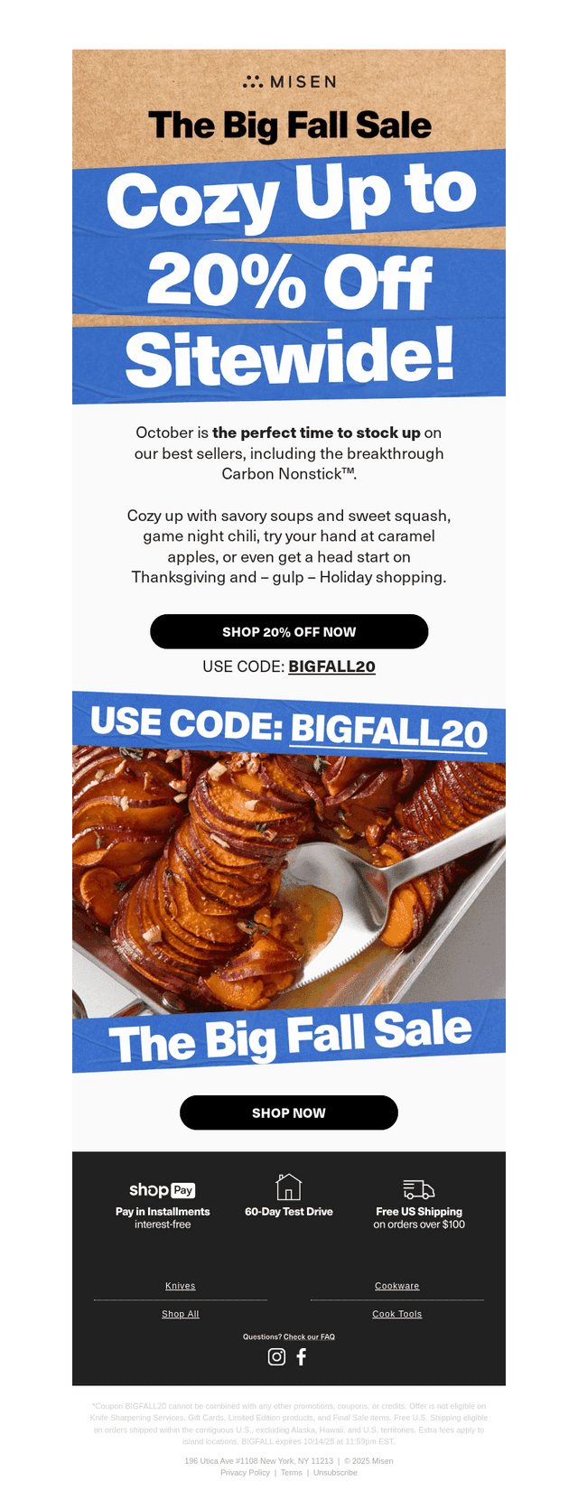 Fall for 20% Off Sitewide