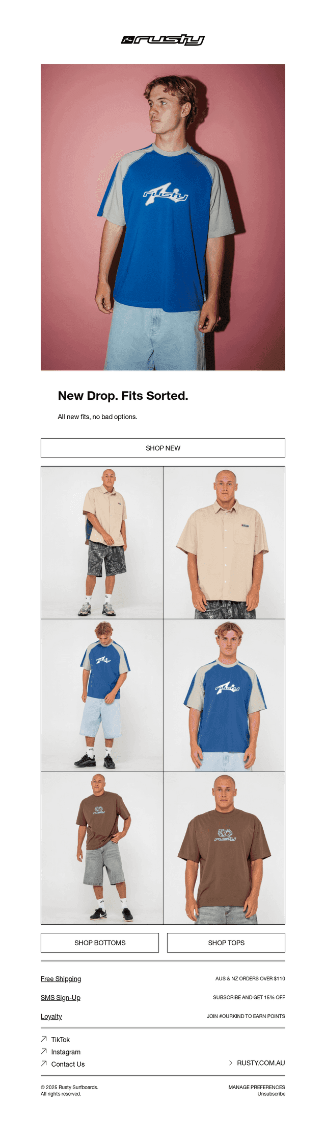 New Drop. New Fits.
