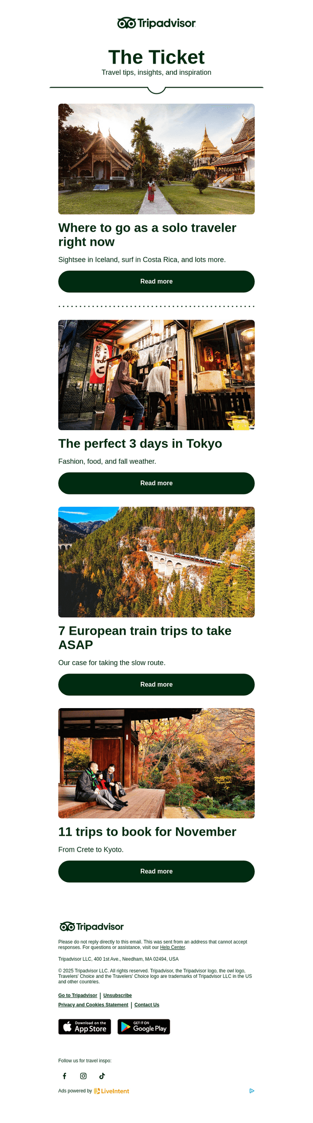 11 trips to book next month 👀