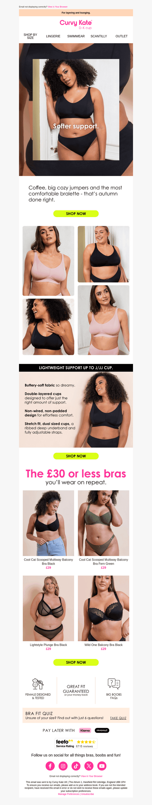 Curvy Kate email from Sun, Oct 12, 2025