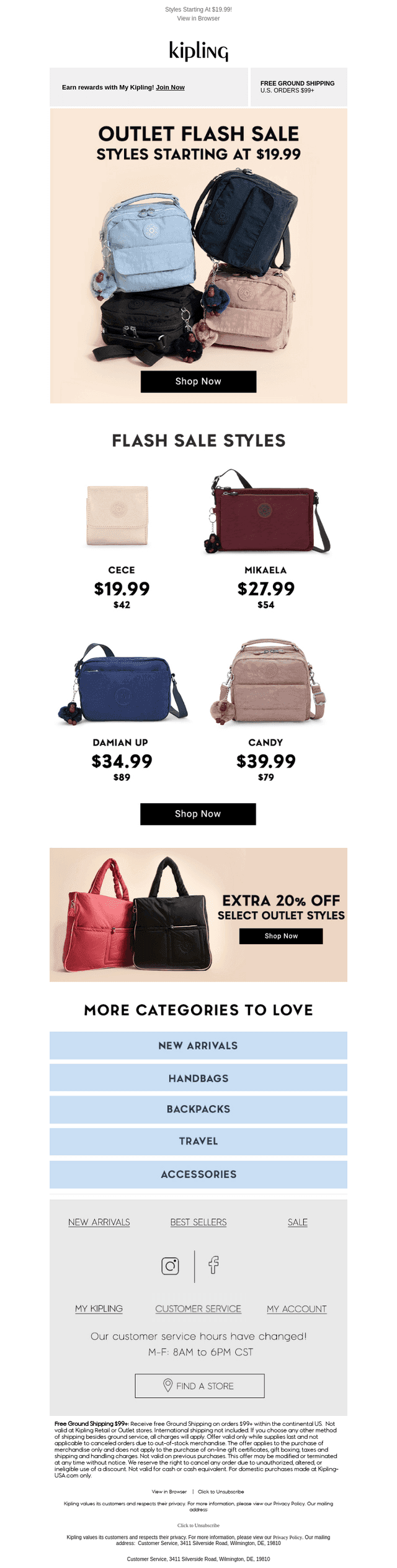Final Day! Outlet Flash Sale Ends Tonight!