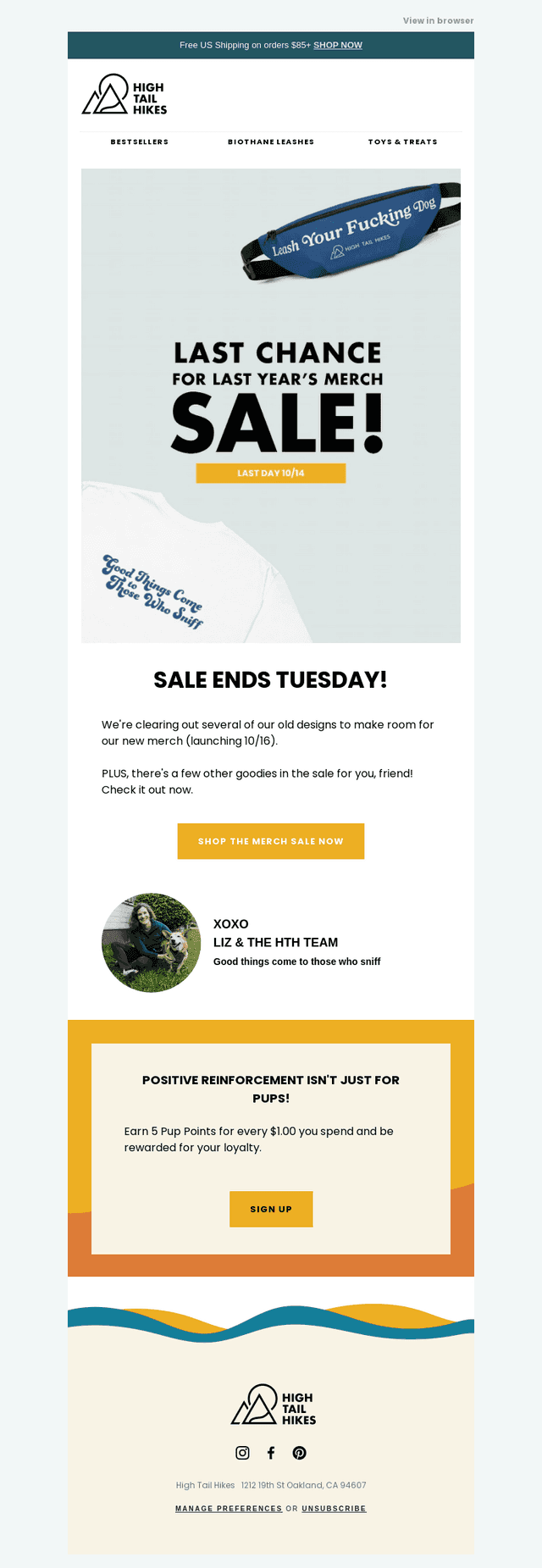 Final Days for Classic HTH Merch!
