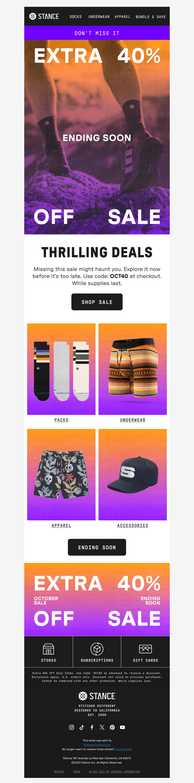 👻 Ending Soon! Extra 40% OFF Sale Items