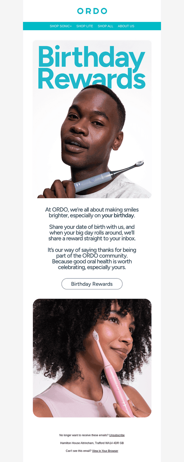 Birthday Rewards 🍰