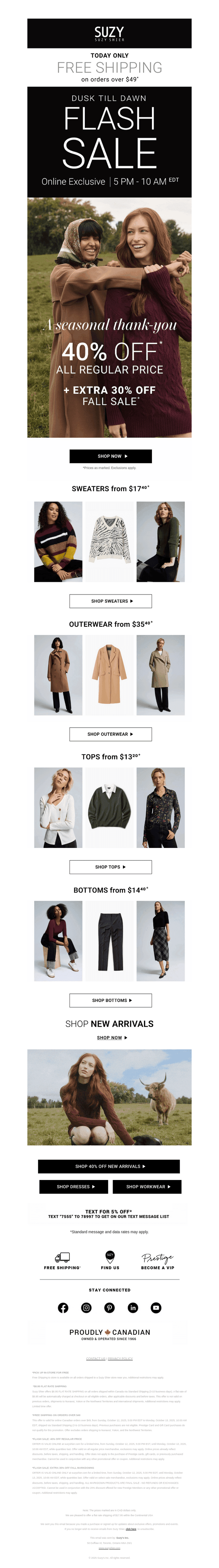 FLASH SALE: 40% OFF + EXTRA 30% OFF