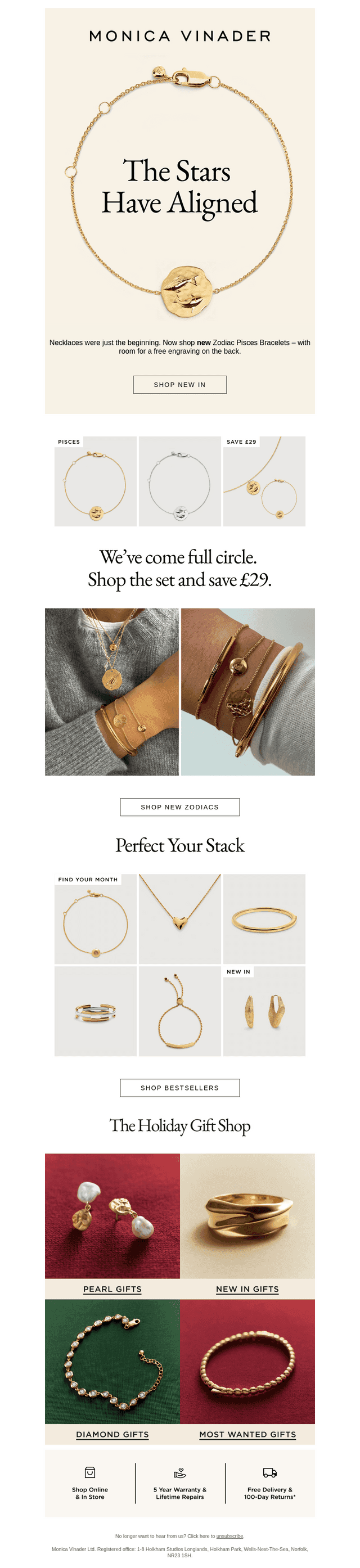 Just Dropped: Pisces Zodiac Bracelets