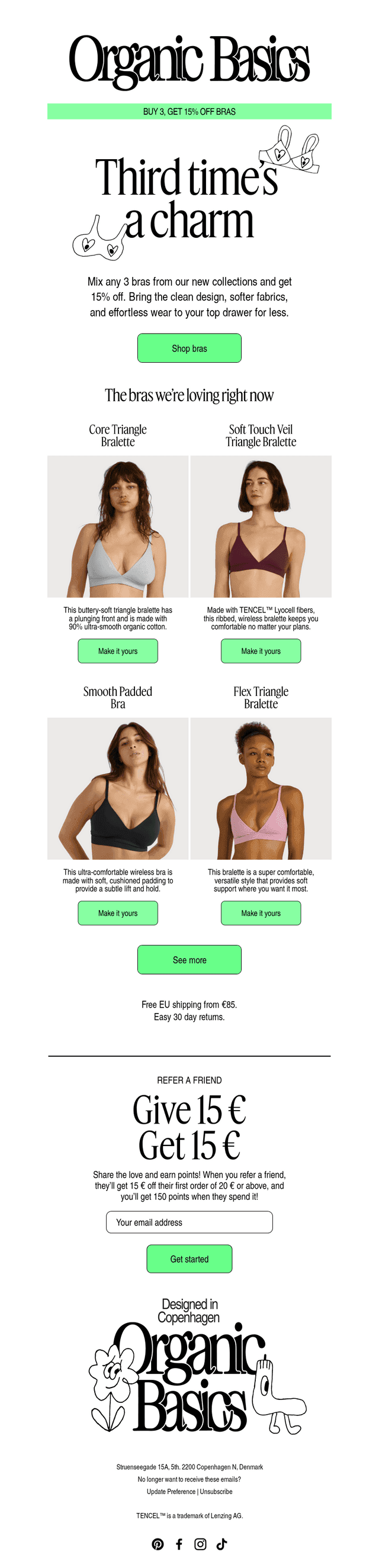 3 Bras. 1 Great Deal.