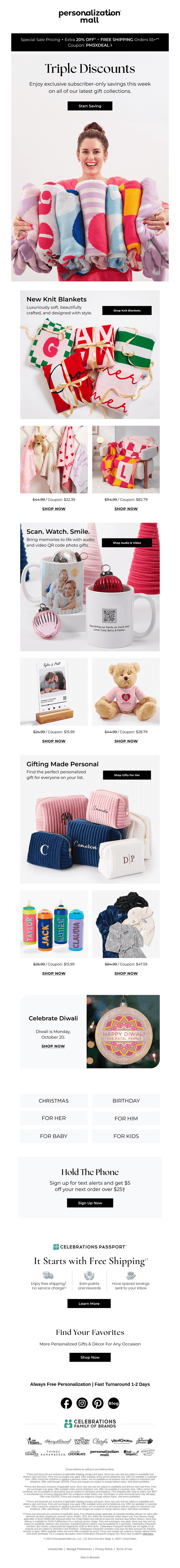 TRIPLE Discounts, Just For You!