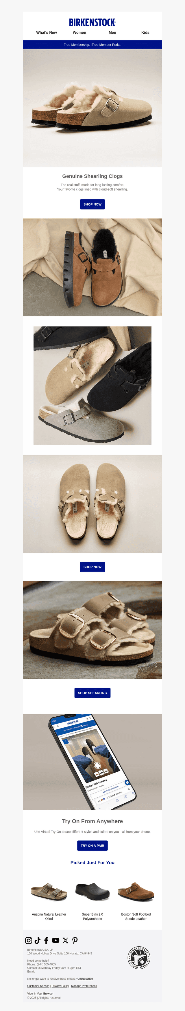 Genuine shearling clogs. You'll feel the difference.