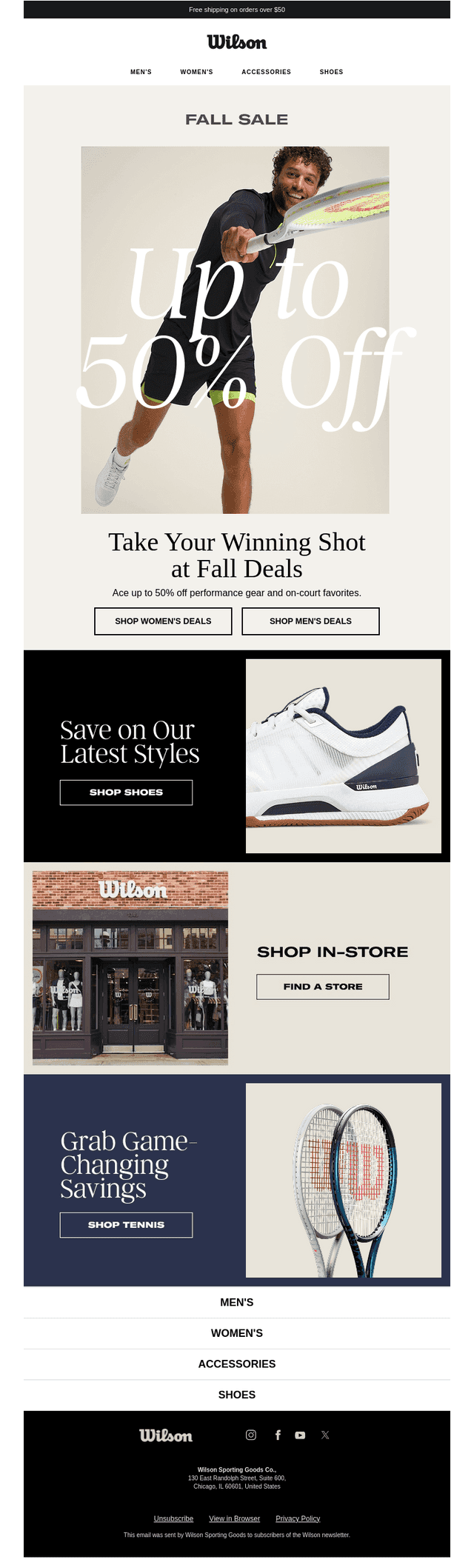 Fall into exclusive savings
