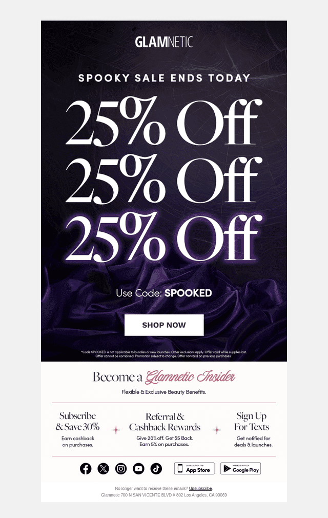 LAST CALL for 25% off
