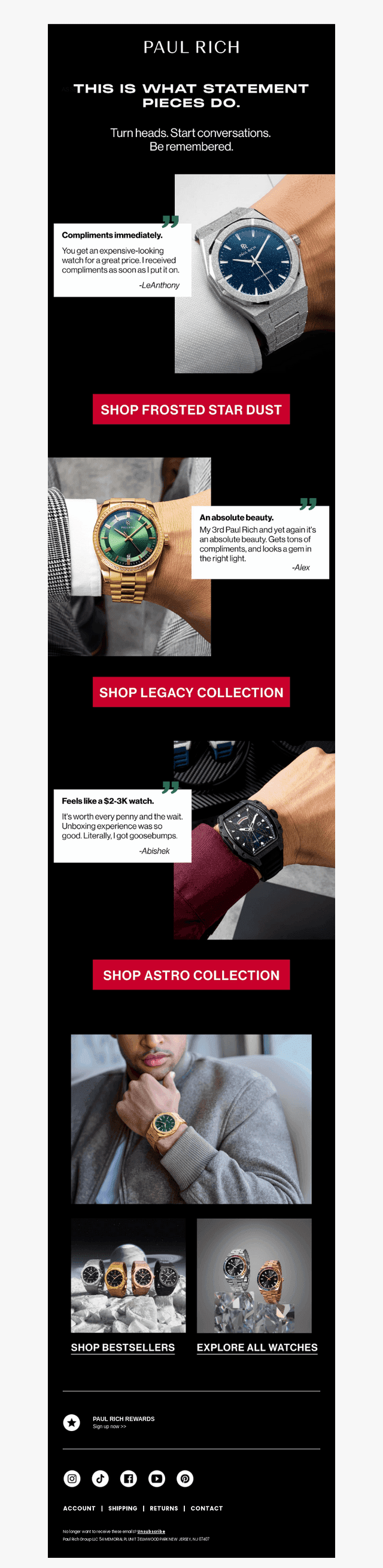 “Feels like a $2-3K watch”