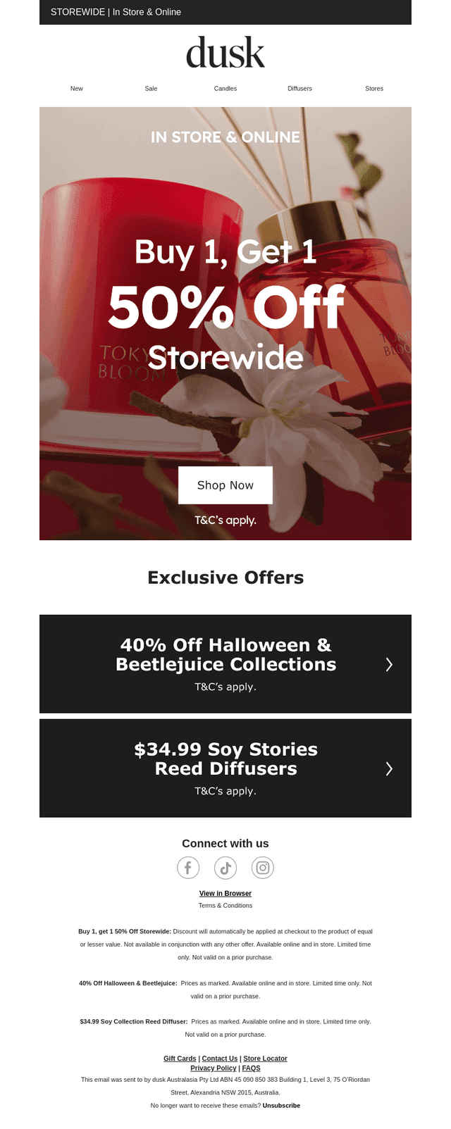 50% Off your 2nd item