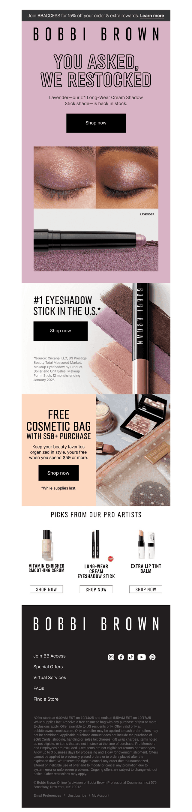 It's back! Our #1 shadow stick shade