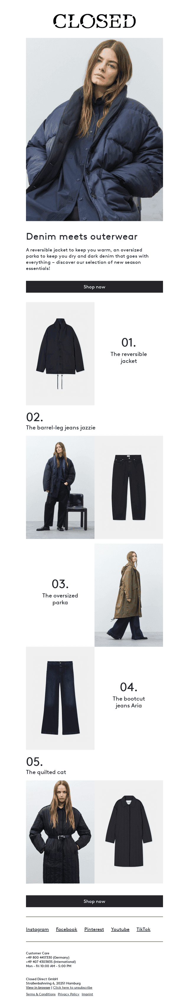 New season essentials | Denim meets outerwear