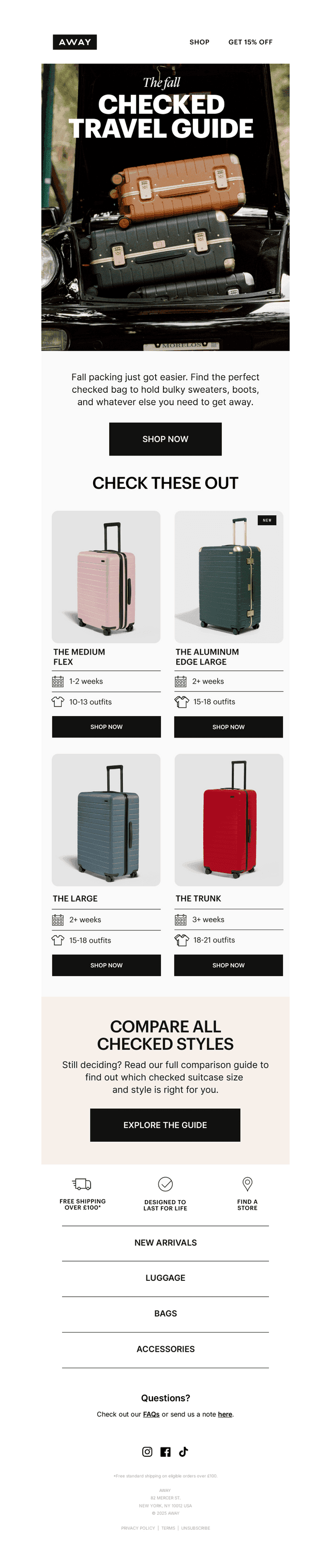 Find your perfect checked bag