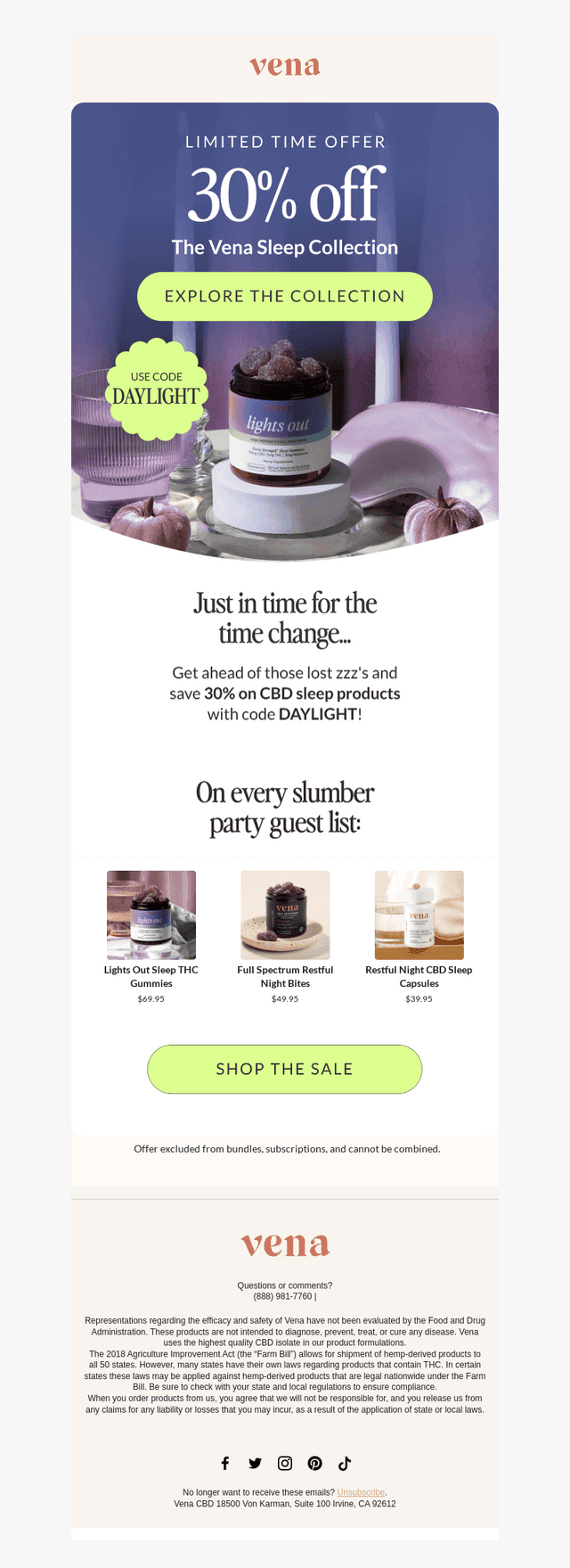 Get 30% off all sleep products 💤