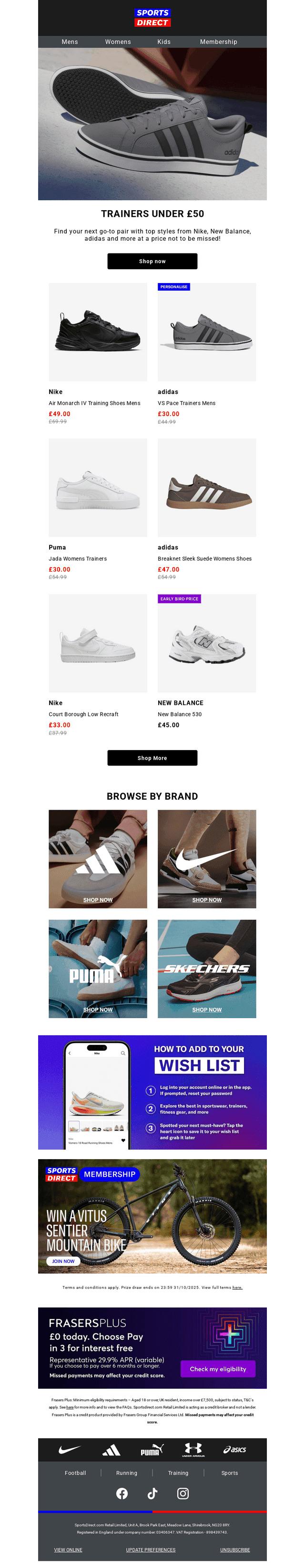 Trainers £50 and under