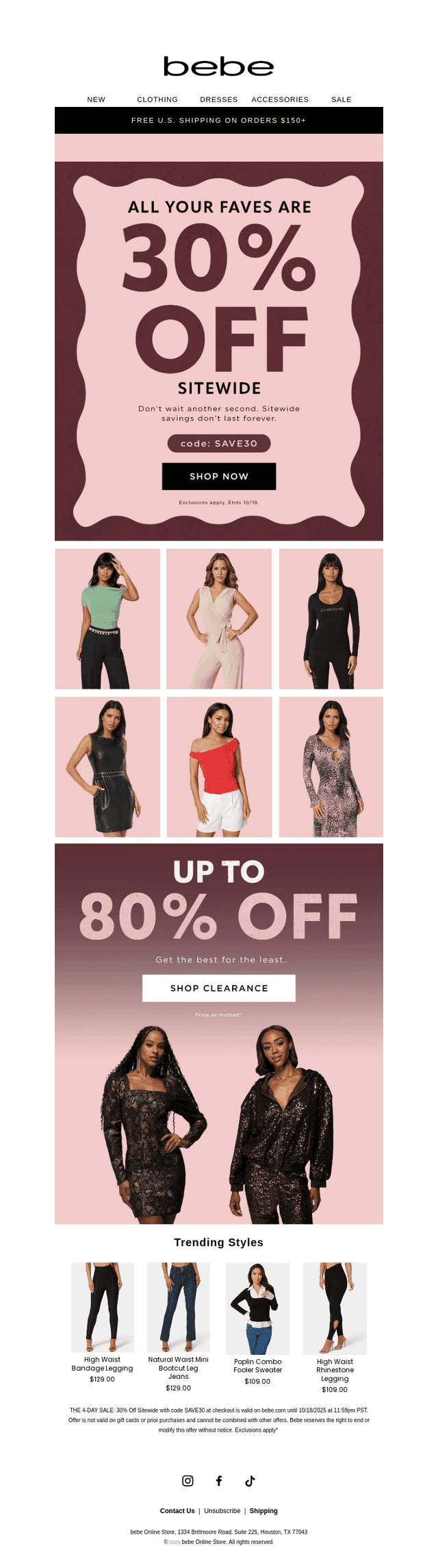 The 4-Day Steal- 30% Off Sitewide