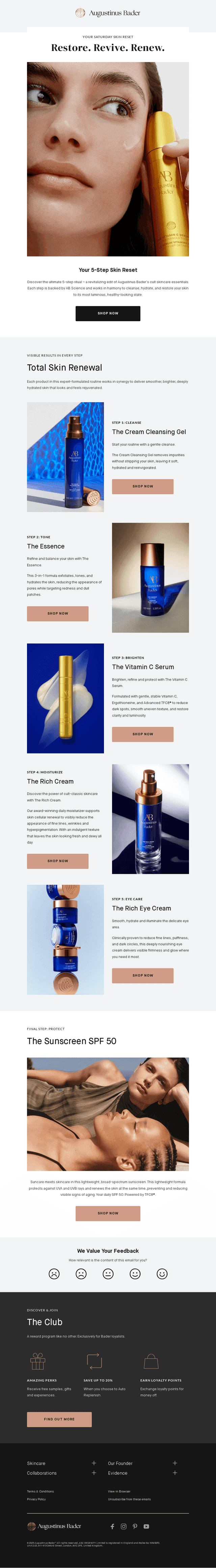 Revitalize Your Skin with Our 5-Step Routine